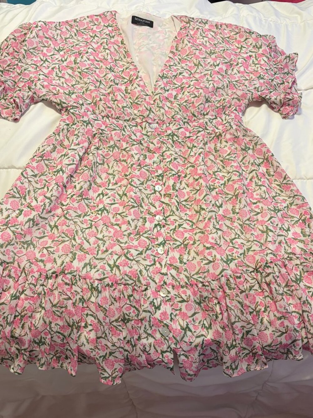 MINKPINK floral mini dress